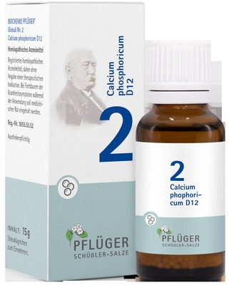 Schüßler-Salz Nr. 2 Calcium phosphoricum D12 15 g Globuli