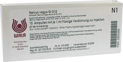 Nervus vagus Gl D12 Ampullen 10X1 ml Ampullen