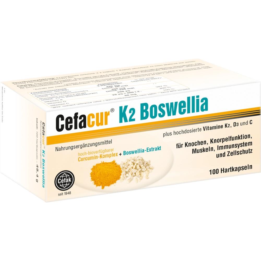 Cefacur K2 Boswellia 100 St Hartkapseln