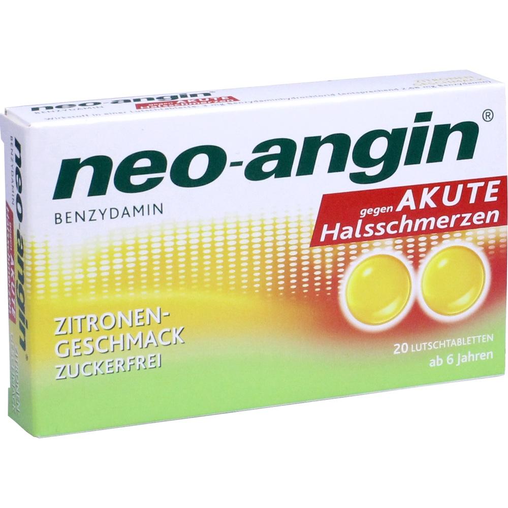 neo-angin BENZYDAMIN gegen AKUTE Halsschmerzen 20 St Lutschtabletten