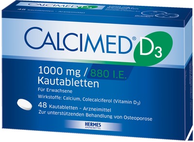 Calcimed D3 1000mg/880 I.E. 48 St Kautabletten