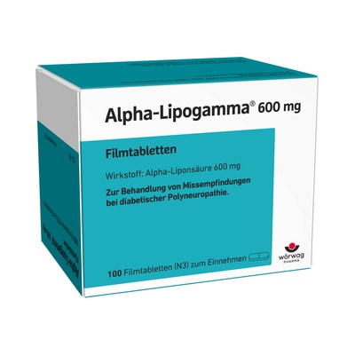 Alpha-Lipogamma 600mg 100 St Filmtabletten