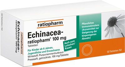 Echinacea-ratiopharm 100mg 50 St Tabletten