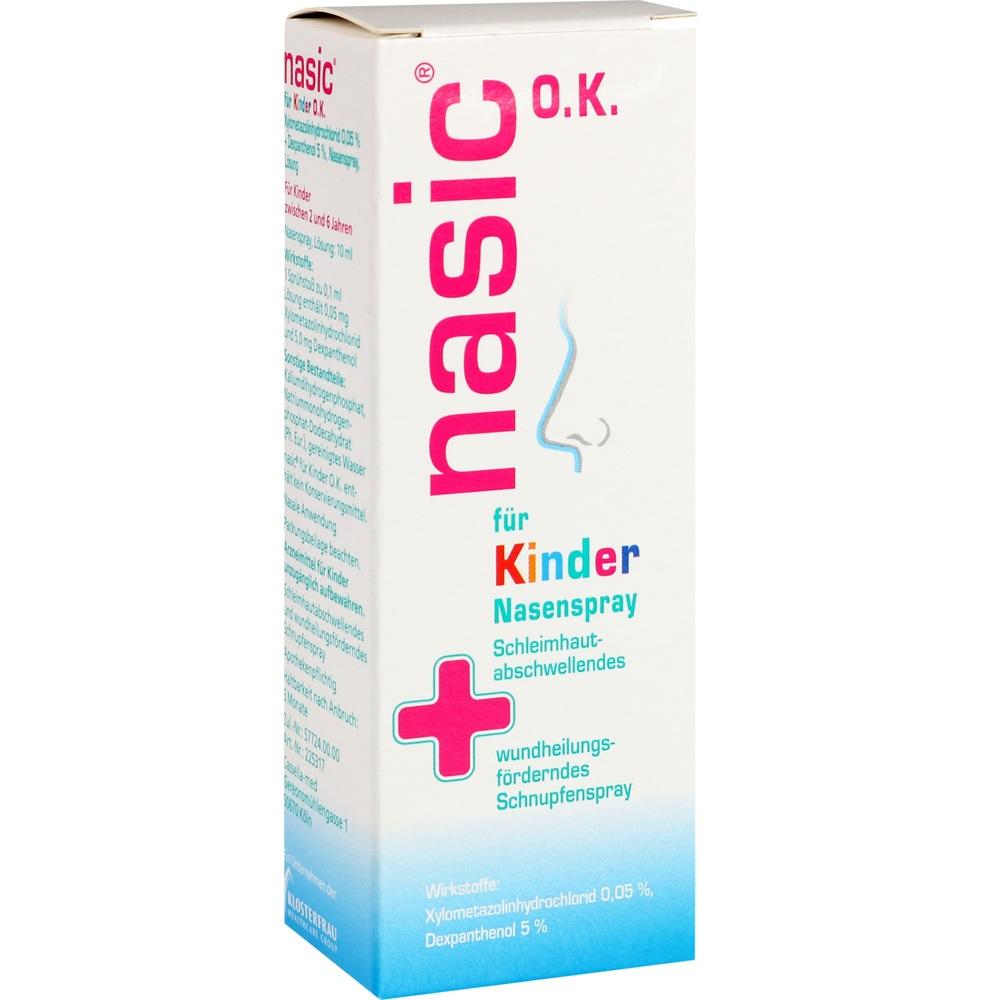 nasic O.K. Nasenspray für Kinder 10 ml Nasenspray