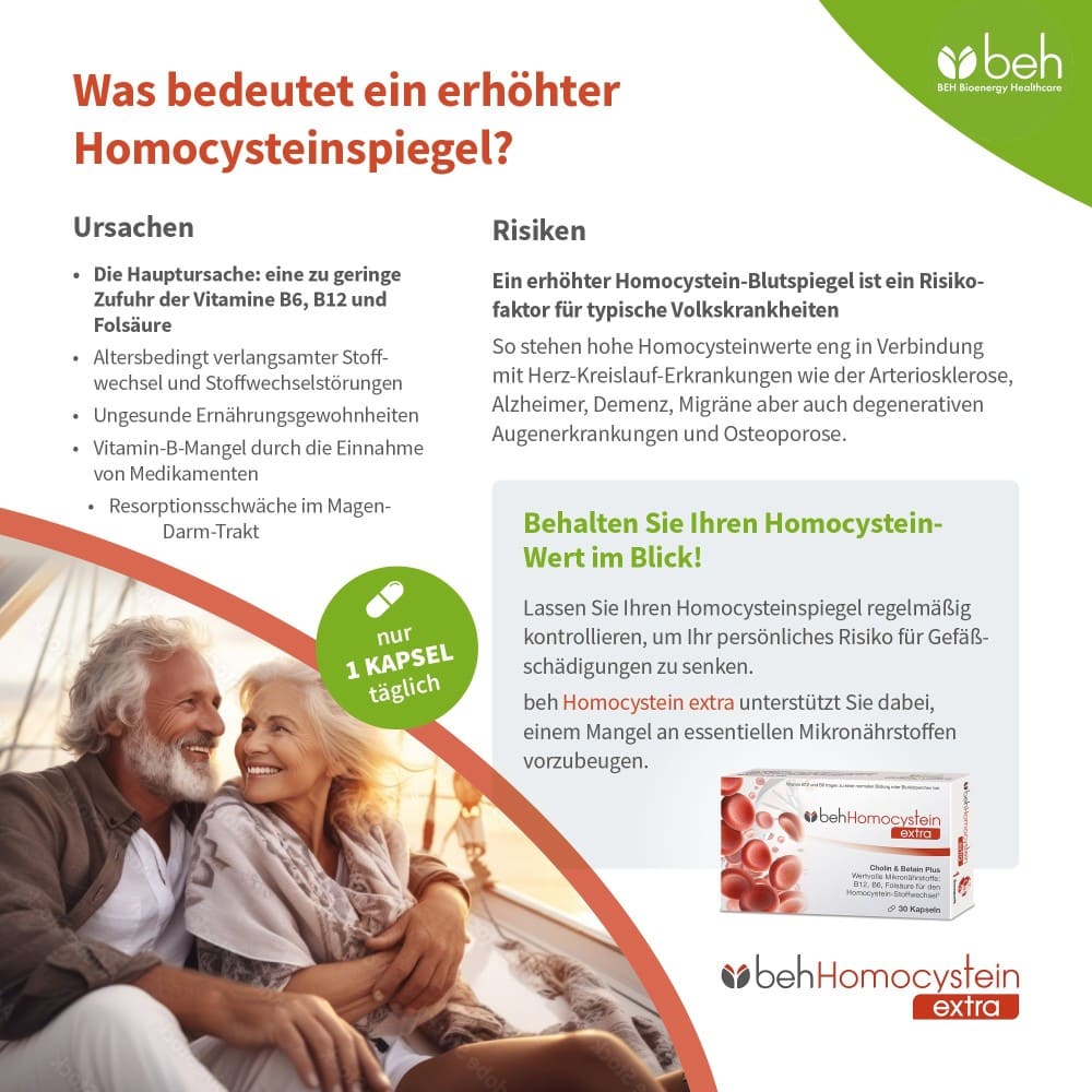 beh Homocystein extra 30 St Kapseln