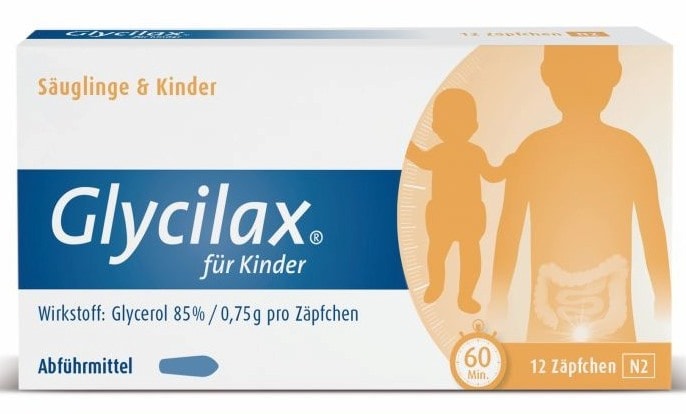 Glycilax für Kinder 12 St Kinder- und Säuglings-Suppositorien