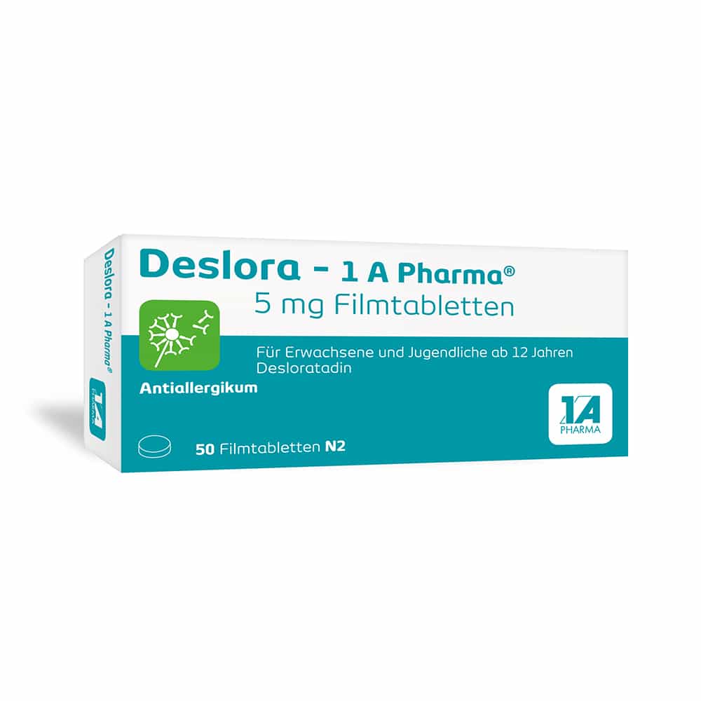 Deslora - 1A Pharma 5mg 50 St Filmtabletten