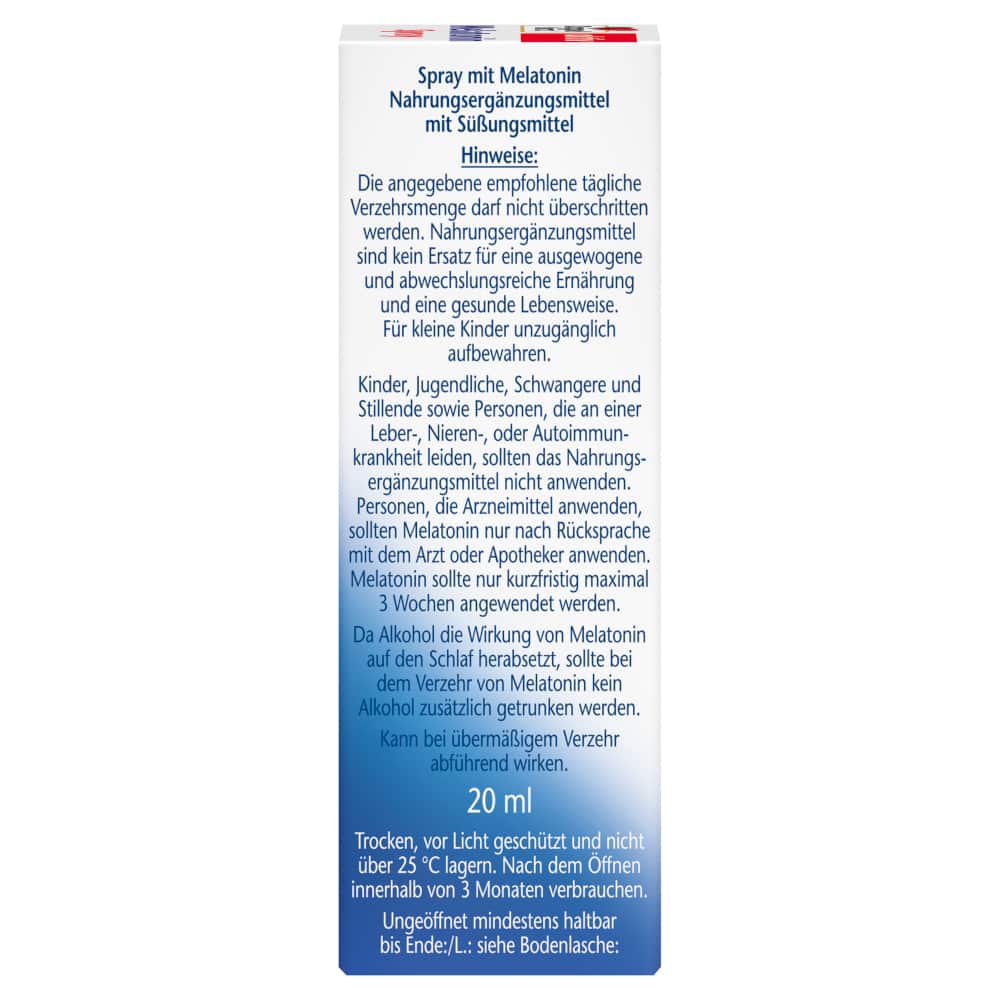 Doppelherz aktiv Melatonin Spray 20 ml Spray