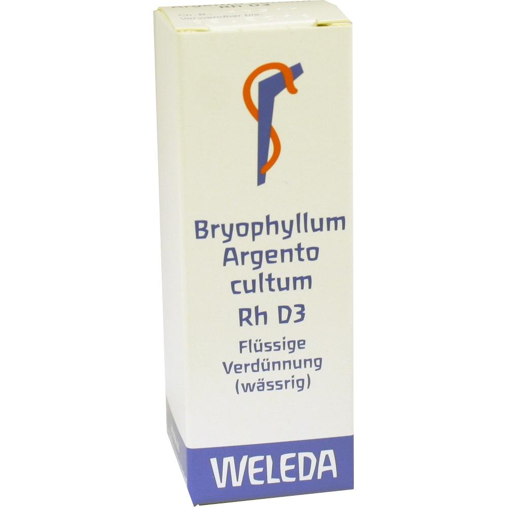 WELEDA BRYOPHYLLUM ARGENTO cultum Rh D 3 Dilution 20 ml Dilution