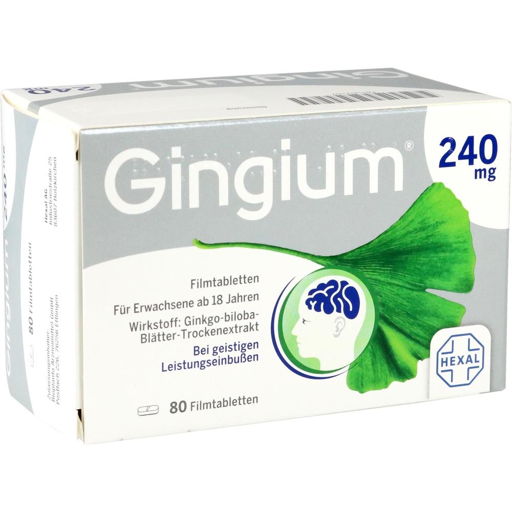 Gingium 240 mg  80 St Filmtabletten