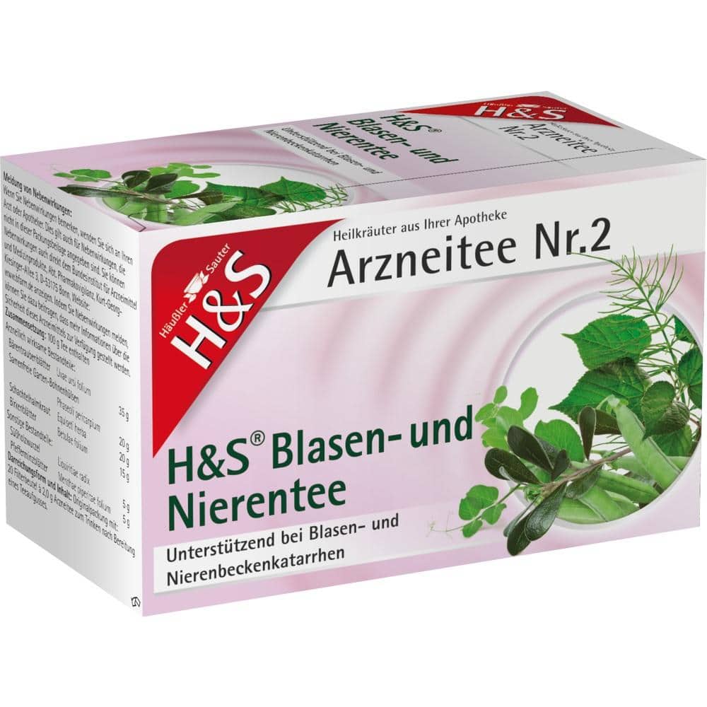 H&S Blasen- und Nierentee 20X2.0 g Filterbeutel