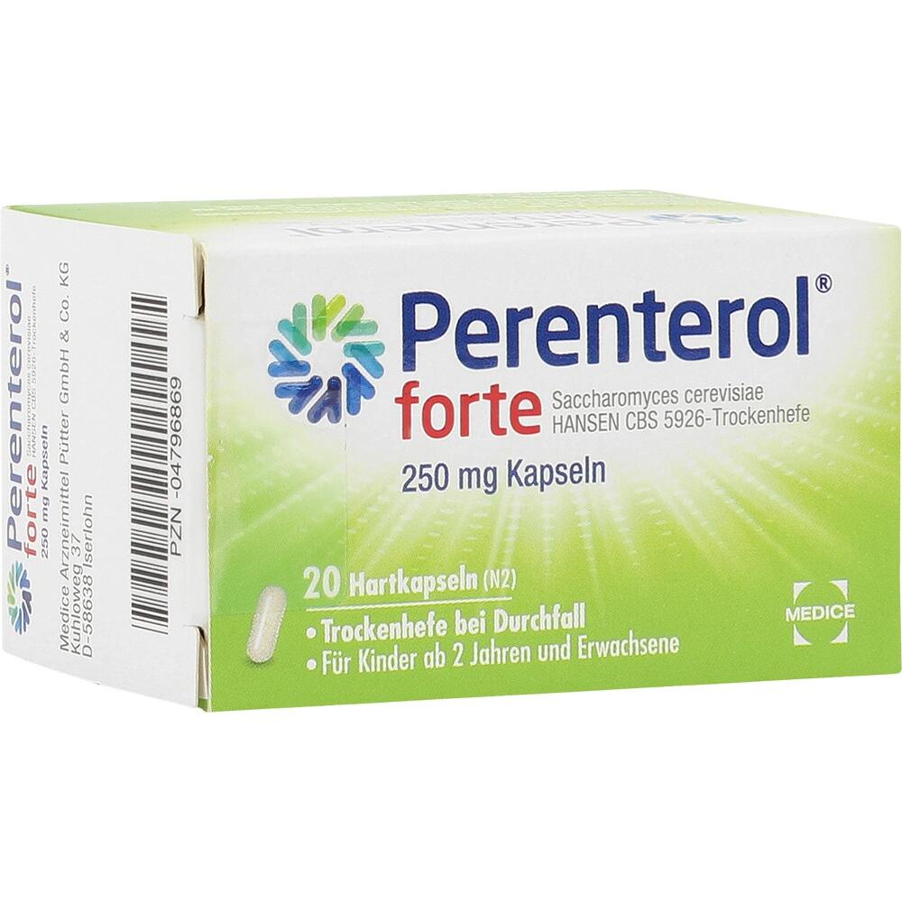 Perenterol forte bei akutem Durchfall  20 St Hartkapseln