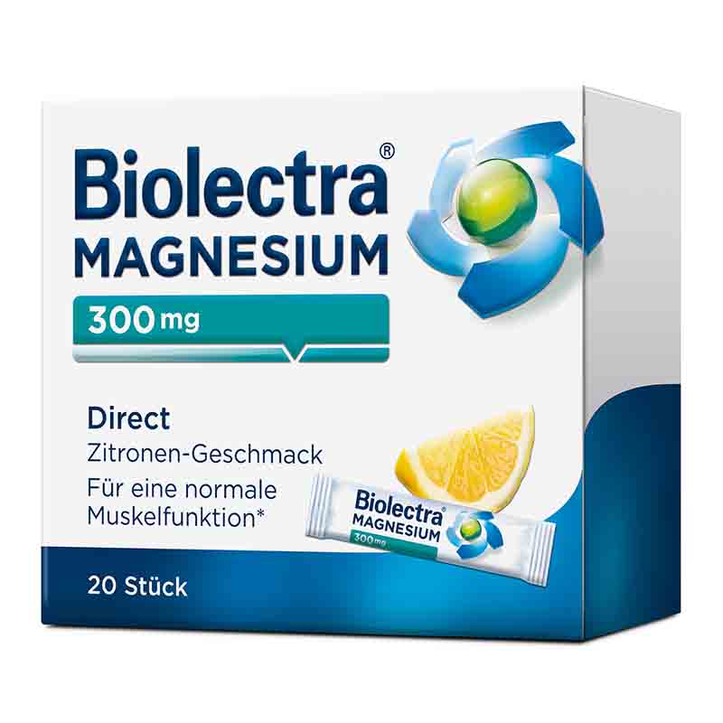 Biolectra MAGNESIUM 300mg Direct  20 St Pellets