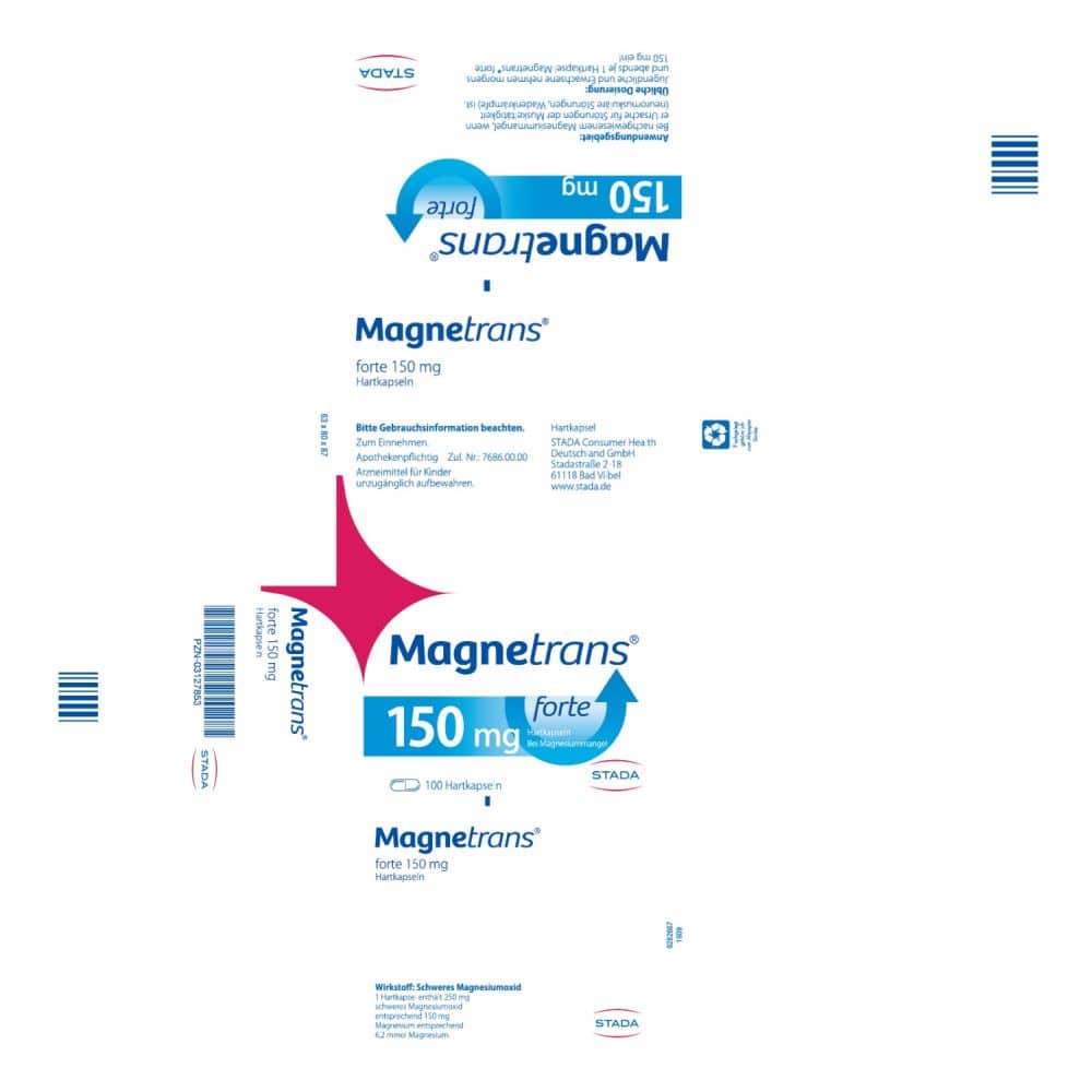 Magnetrans forte 150 mg  100 St Hartkapseln