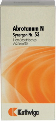 SYNERGON KOMPLEX 53 Abrotanum N Tabletten 100 St Tabletten