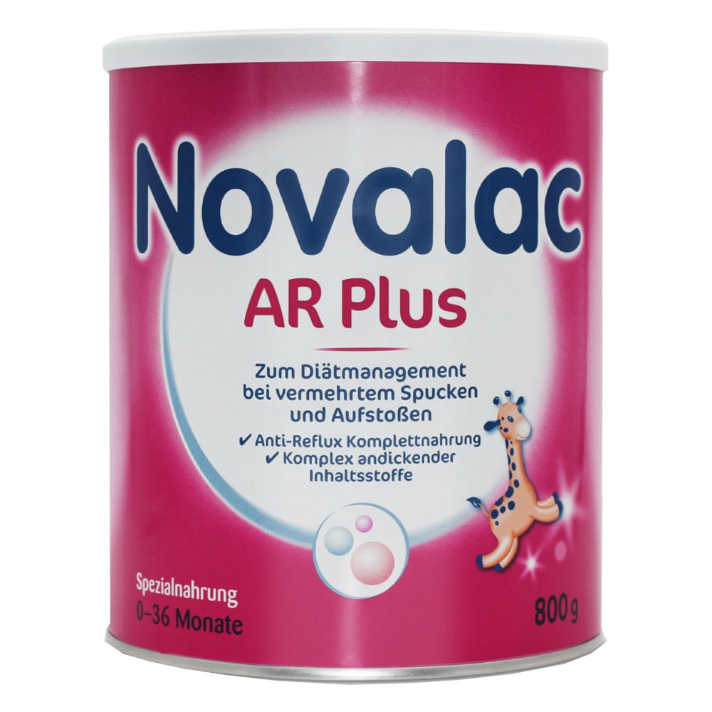 Novalac AR Plus Spezialnahrung bei vermehrtem Spucken und Aufstoßen 800 g Pulver