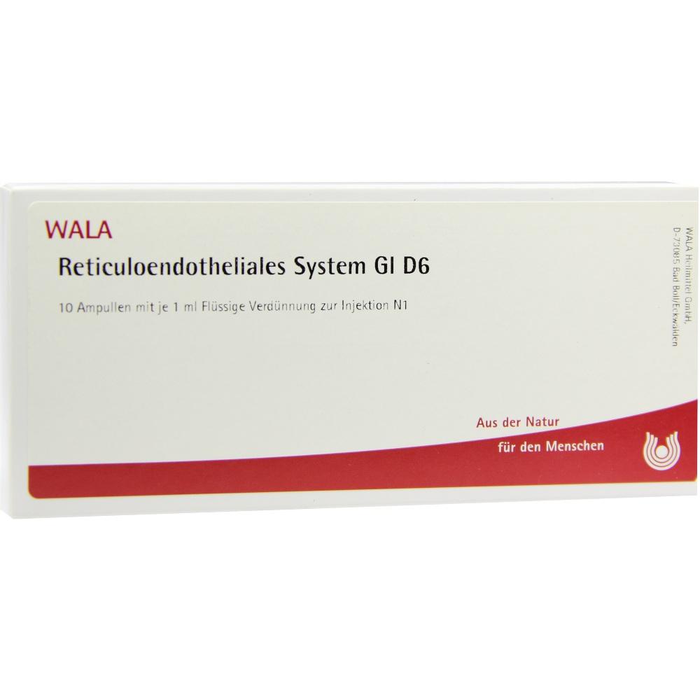 Reticuloendotheliales System Gl D6 Ampullen 10X1 ml Ampullen