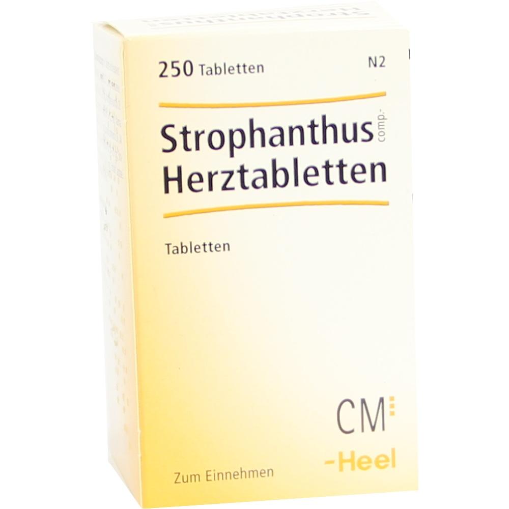 Strophanthus Comp. Herztabletten 250 St Tabletten