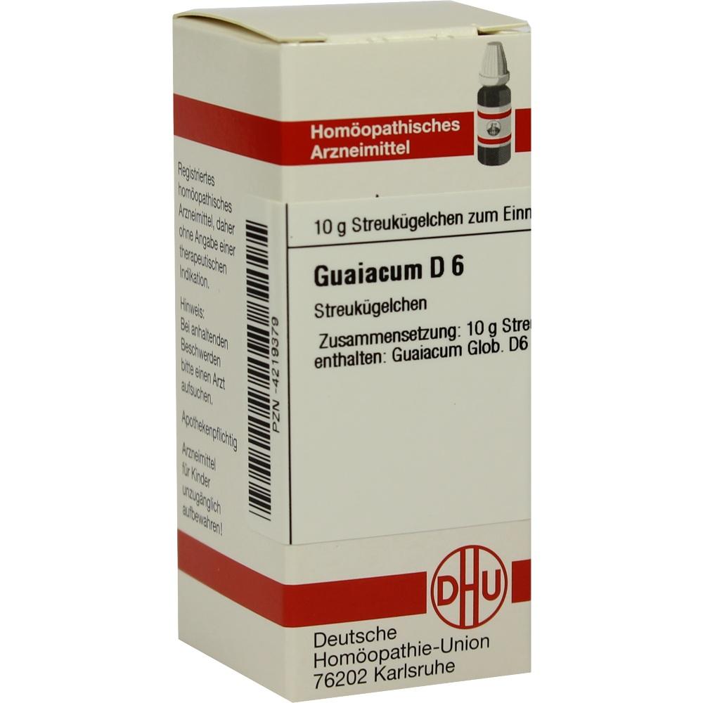 GUAIACUM D 6 Globuli 10 g Globuli