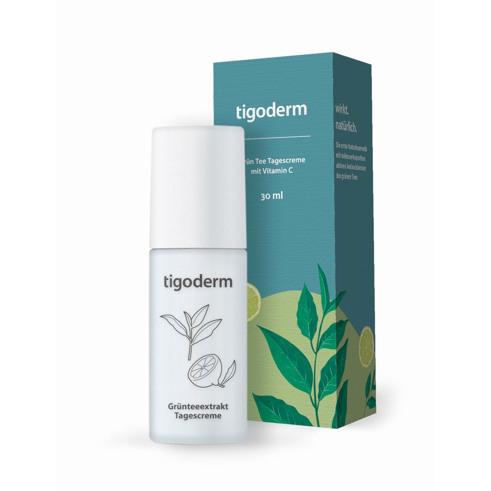 tigoderm Grünteeextrakt Tagescreme mit Vitamin C 30 ml Tagescreme