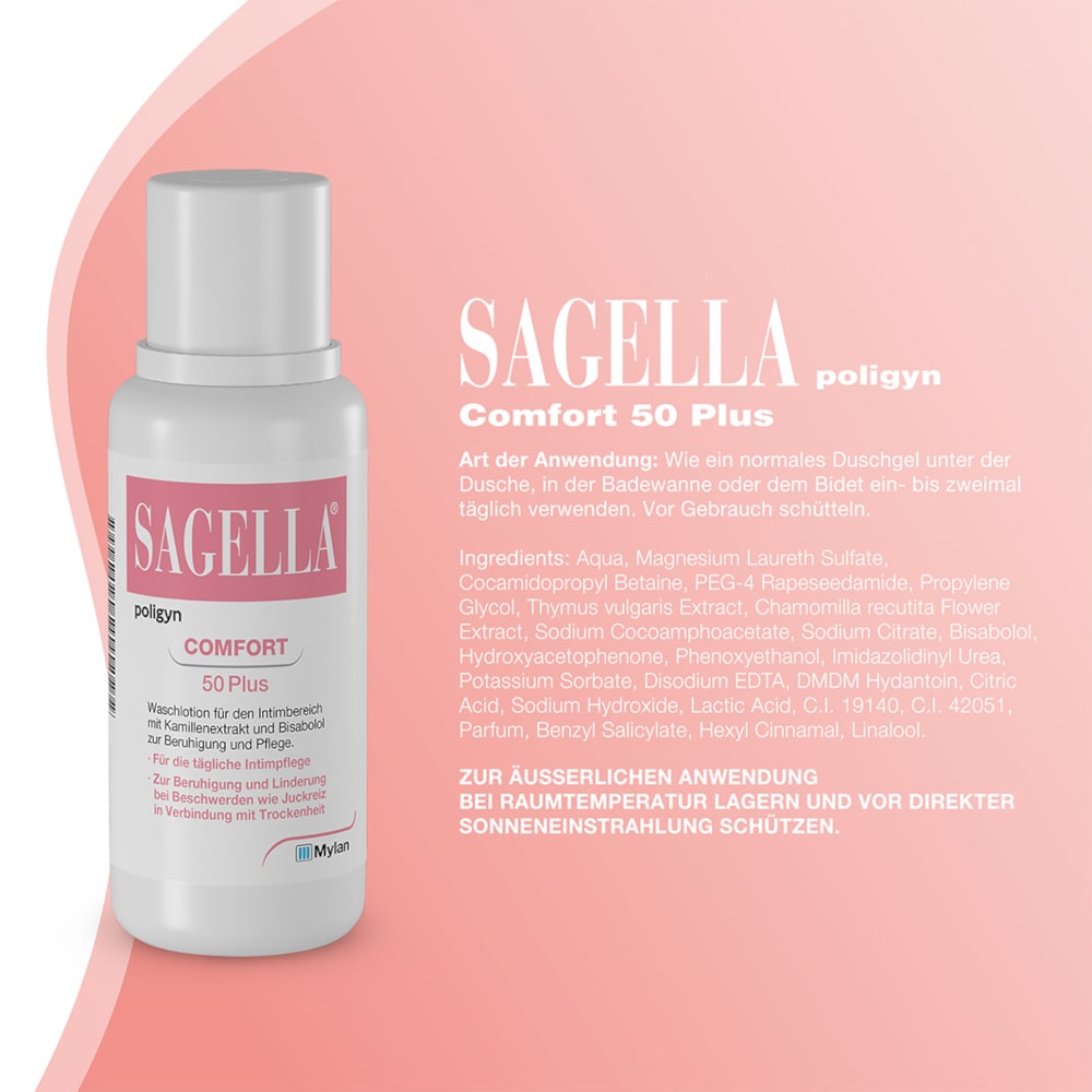 SAGELLA poligyn COMFORT 50 Plus 100 ml Lotion