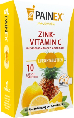 ZINK VITAMIN C PAINEX 10 St Lutschtabletten
