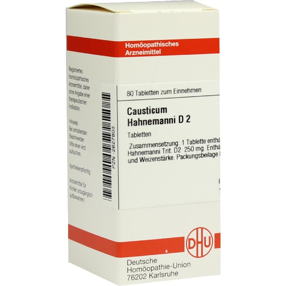 CAUSTICUM HAHNEMANNI D 2 Tabletten 80 St Tabletten