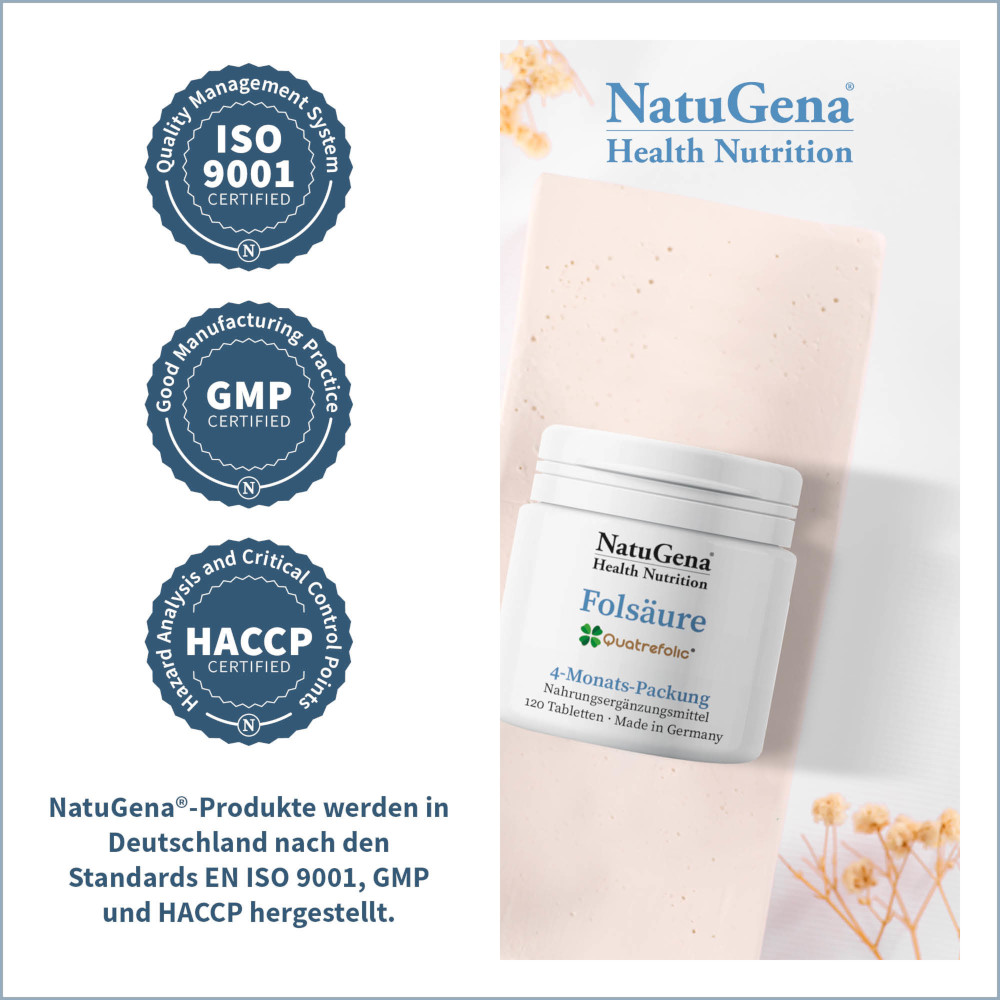 NatuGena Folsäure 120 St Tabletten
