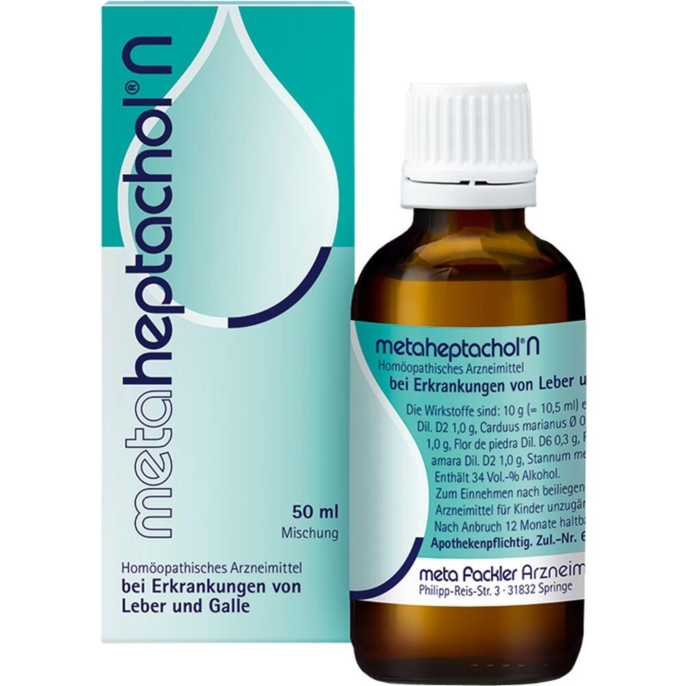 METAHEPTACHOL N Tropfen zum Einnehmen 50 ml Mischung
