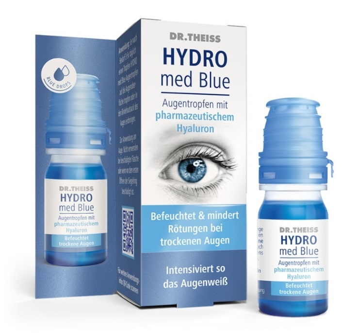 DR. THEISS HYDRO med Blue 10 ml Augentropfen