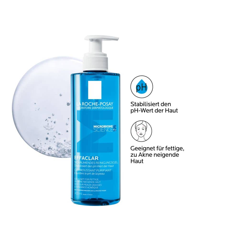 LA ROCHE-POSAY EFFACLAR SCHÄUMENDES REINIGUNGSGEL  400 ml Gel