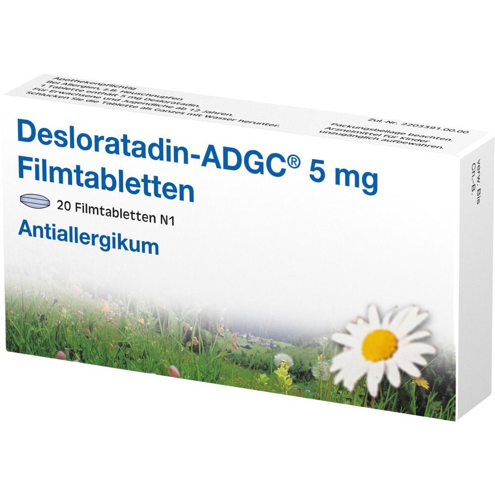 Desloratadin-ADGC 5 mg  20 St Filmtabletten