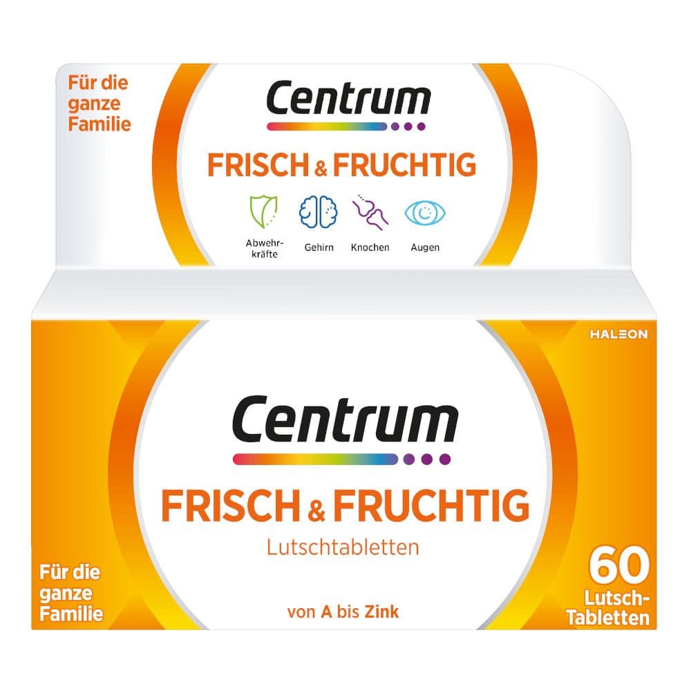 Centrum Frisch & Fruchtig 60 St Lutschtabletten