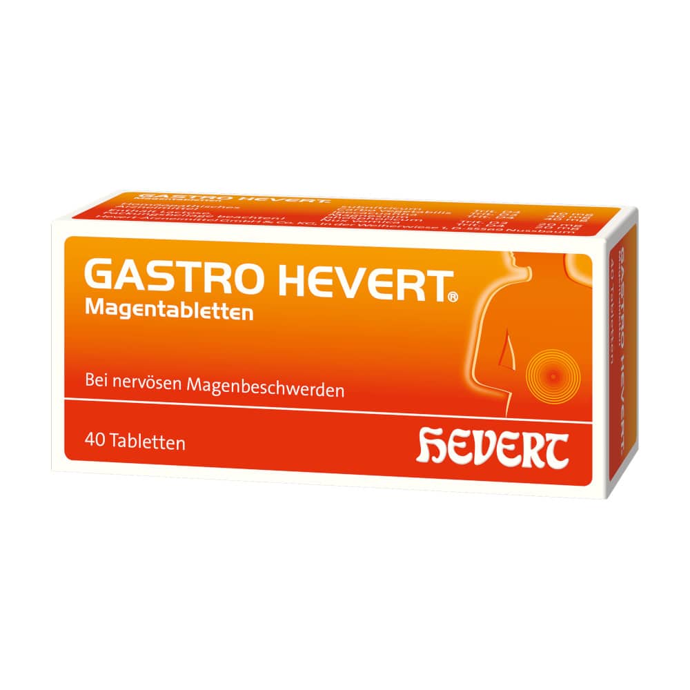 GASTRO HEVERT Magentabletten 40 St Tabletten