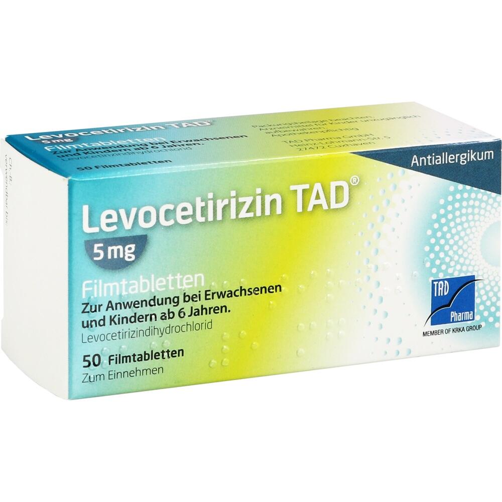 Levocetirizin TAD 5mg 50 St Filmtabletten