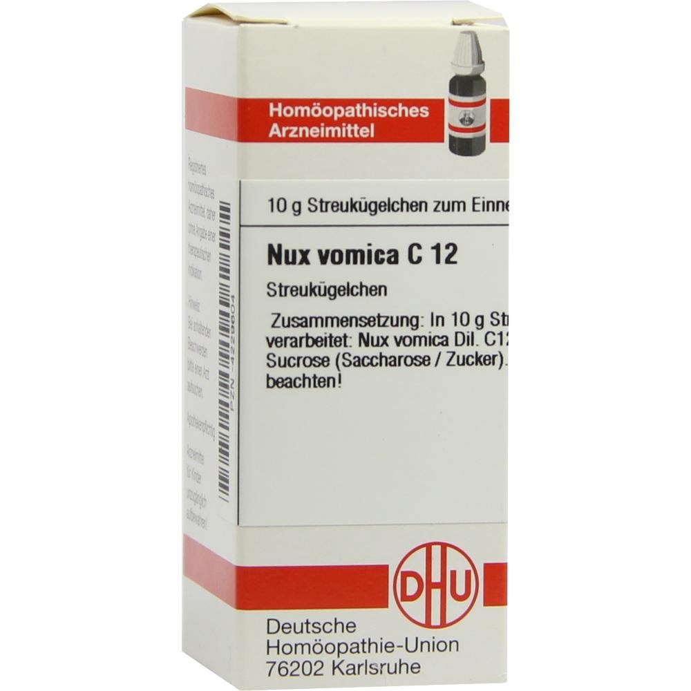 NUX VOMICA C 12 Globuli 10 g Globuli