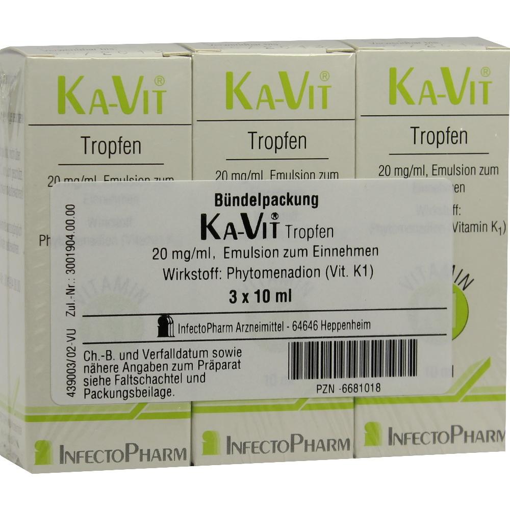 KA VIT Tropfen 3X10 ml Tropfen zum Einnehmen