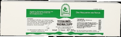 TEEBAUM ÖL VAGINALSUPPOSITORIEN 12 St Vaginalsuppositorien