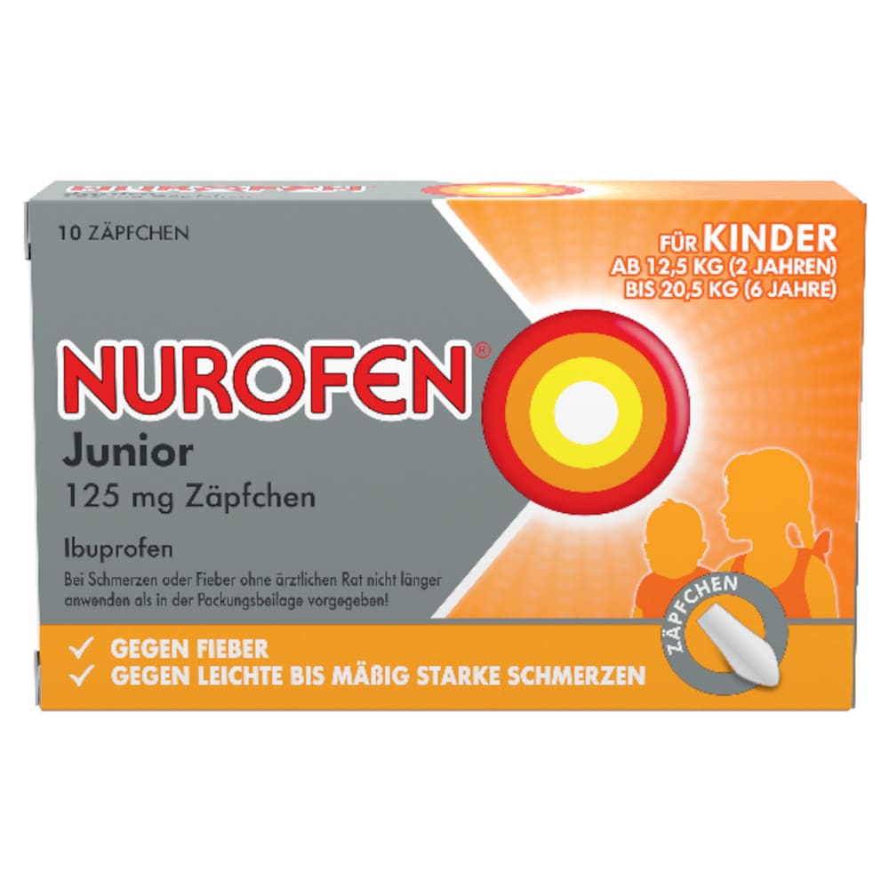 NUROFEN Junior 125mg 10 St Suppositorien