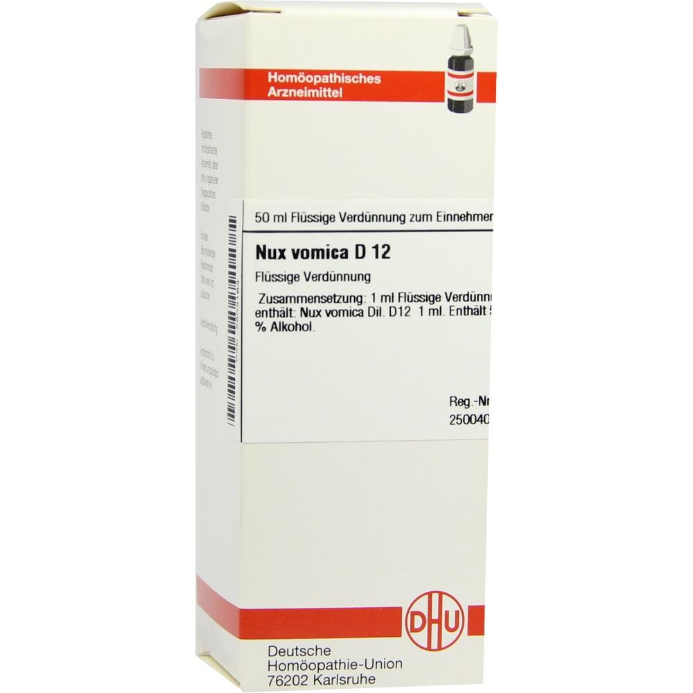 NUX VOMICA D 12 Dilution 50 ml Dilution