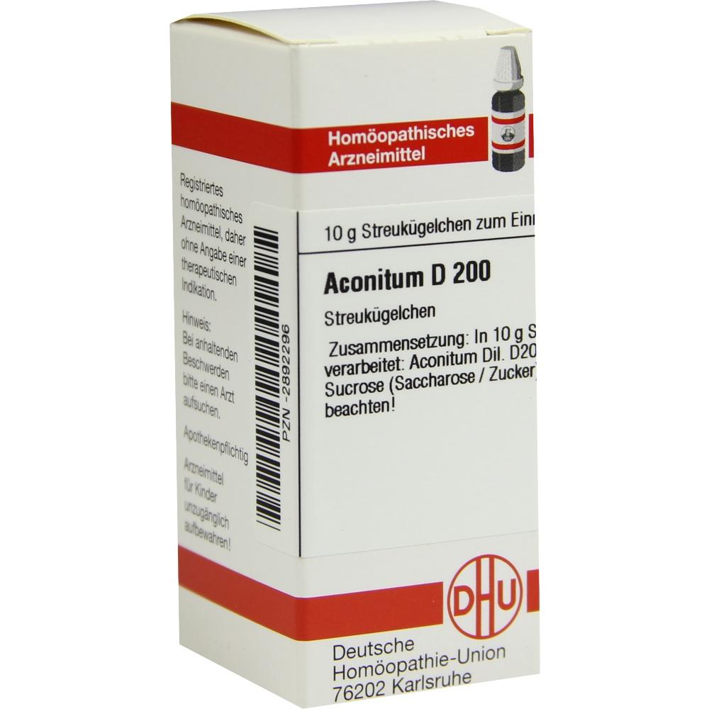 ACONITUM D 200 Globuli 10 g Globuli