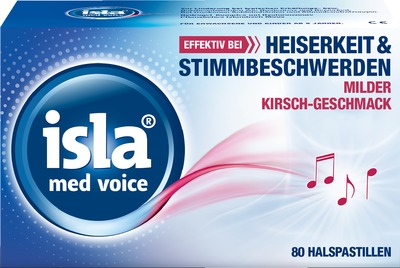 isla med voice Halspastillen 80 St Pastillen