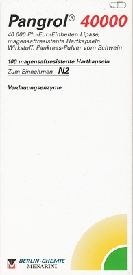 Pangrol 40000 100 St Hartkapseln mit magensaftresistent überzogenen Pellets