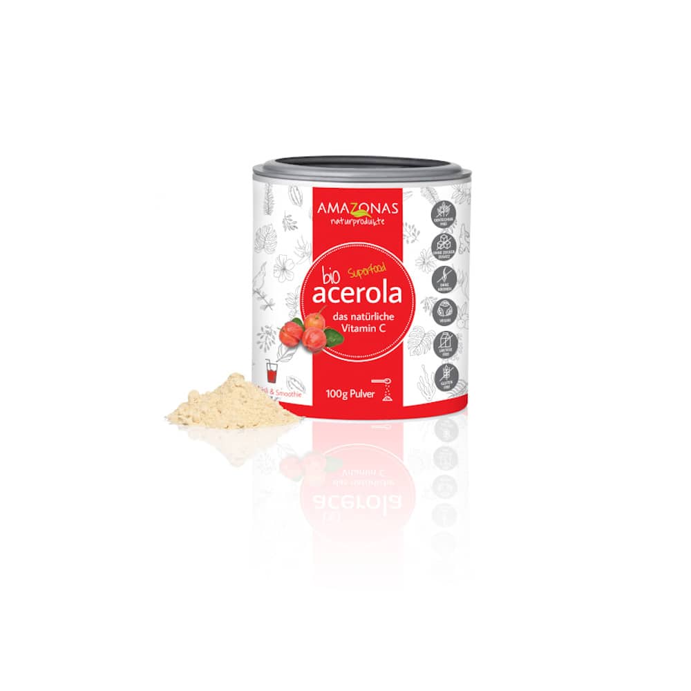 ACEROLA 100% Bio Pur nat.Vit.C Pulver 100 g Pulver