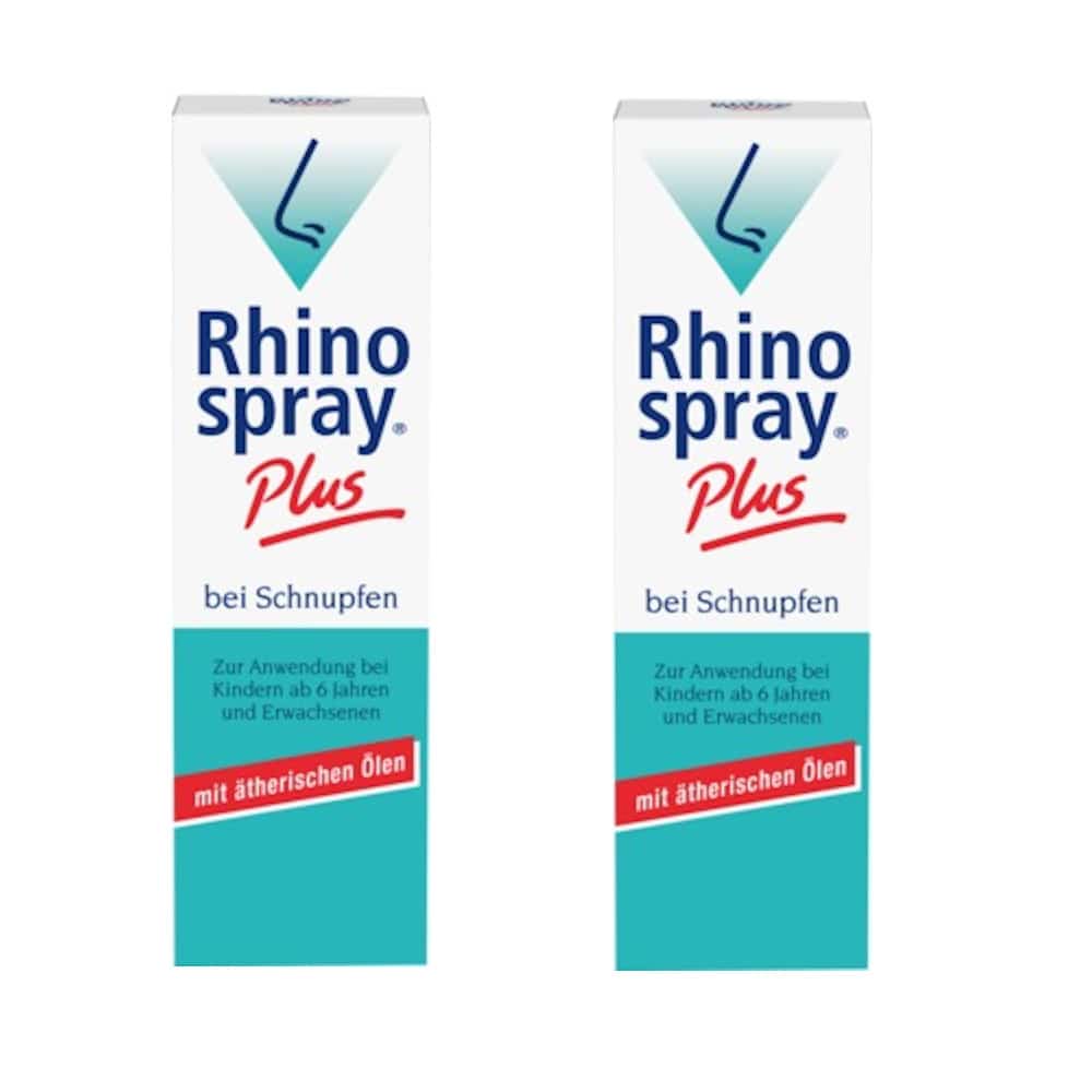 Rhinospray Plus bei Schnupfen Nasenspray Doppelpack 2X10 ml Dosierspray