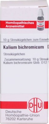 KALIUM BICHROMICUM D 12 Globuli 10 g Globuli