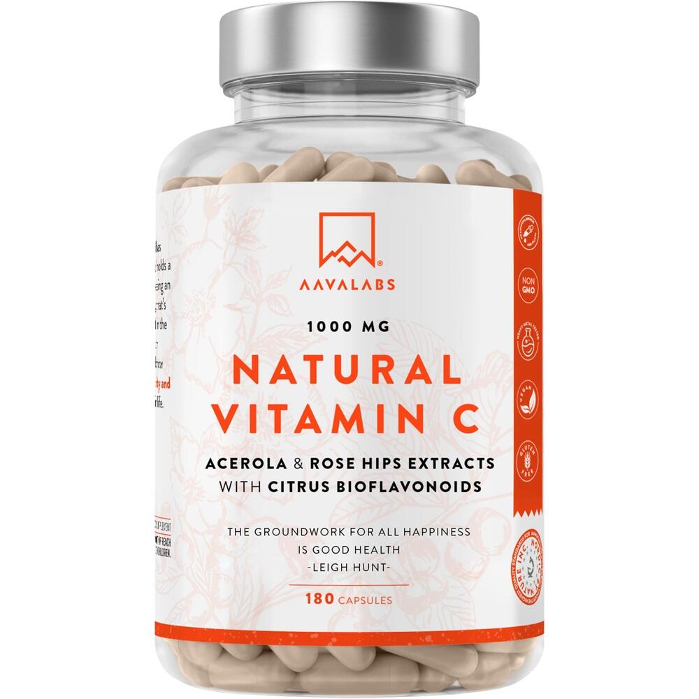 AAVALABS NATURAL VITAMIN C 180 St Kapseln