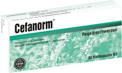 Cefanorm Regelbeschwerden 30 St Hartkapseln