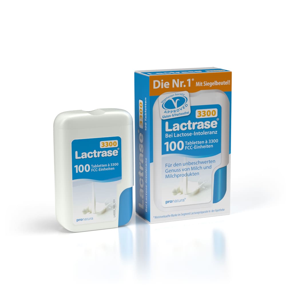 Lactrase 3300 FCC Tabletten im Klickspender 100 St Tabletten