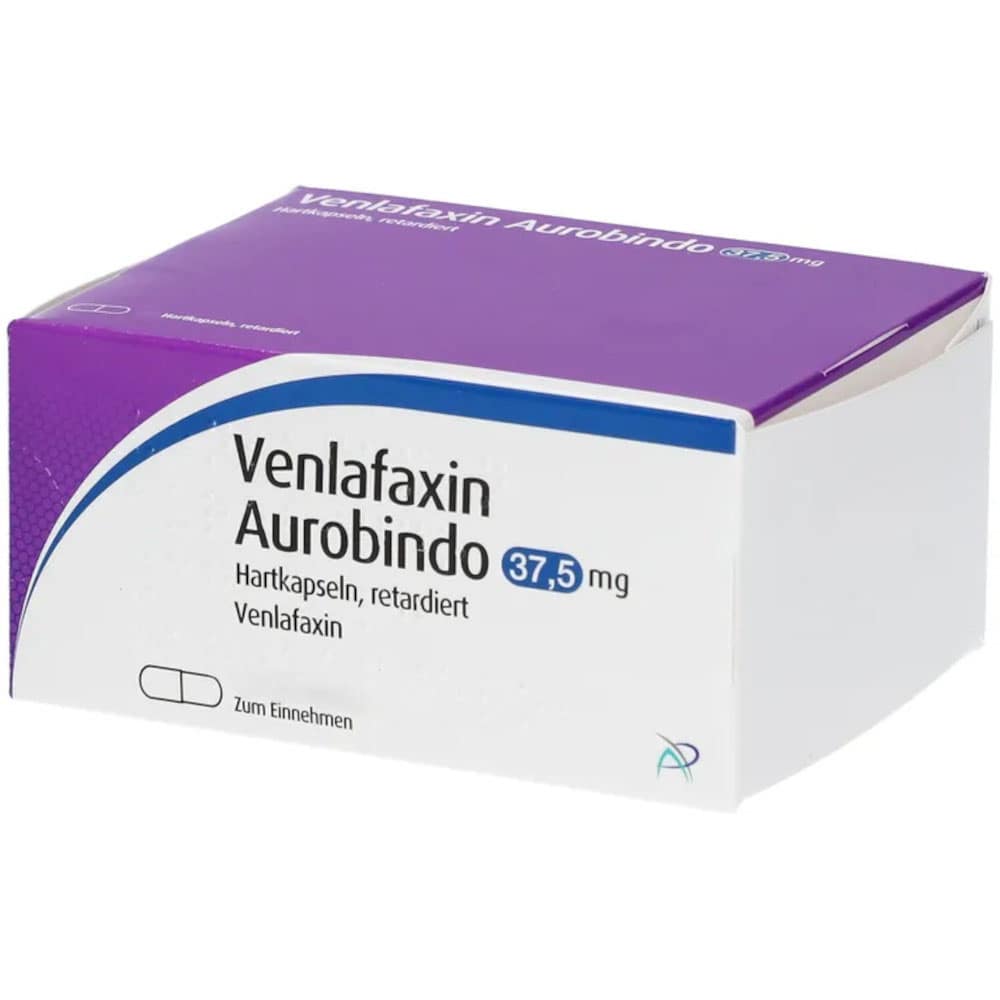 VENLAFAXIN Aurobindo 37,5 mg Hartkapseln retard. 50 St Retard-Kapseln